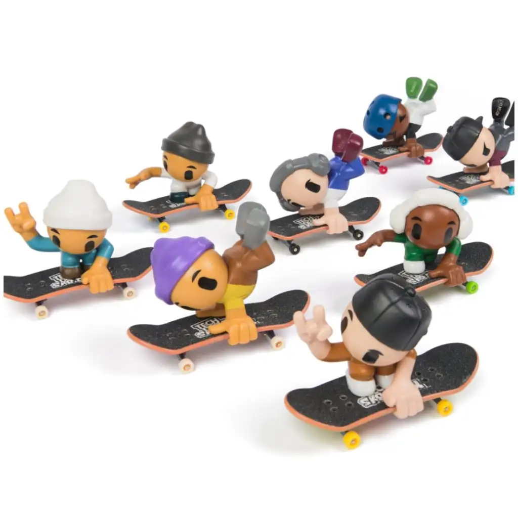 imagen de Tech Deck: Mini patineta con figura 1ud - Spin Master 1