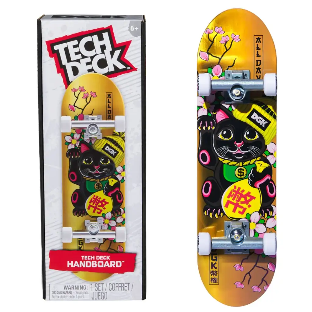 imagen de Tech Deck: Patineta de mano gigante DGK con diseño - Spin Master 1