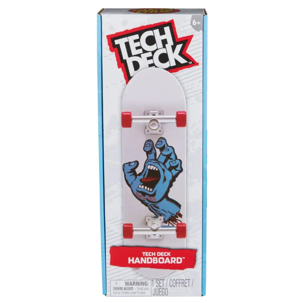 imagen de Tech Deck: Patineta de mano gigante Santa Cruz con diseño - Spin Master 1