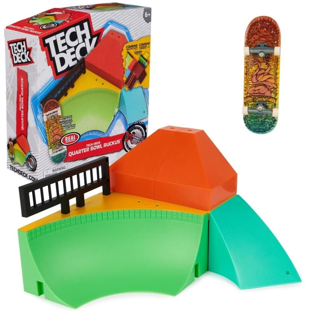 imagen de Tech Deck: X-Connect Quarter Bowl Ruckus set de pista - Spin Master 1