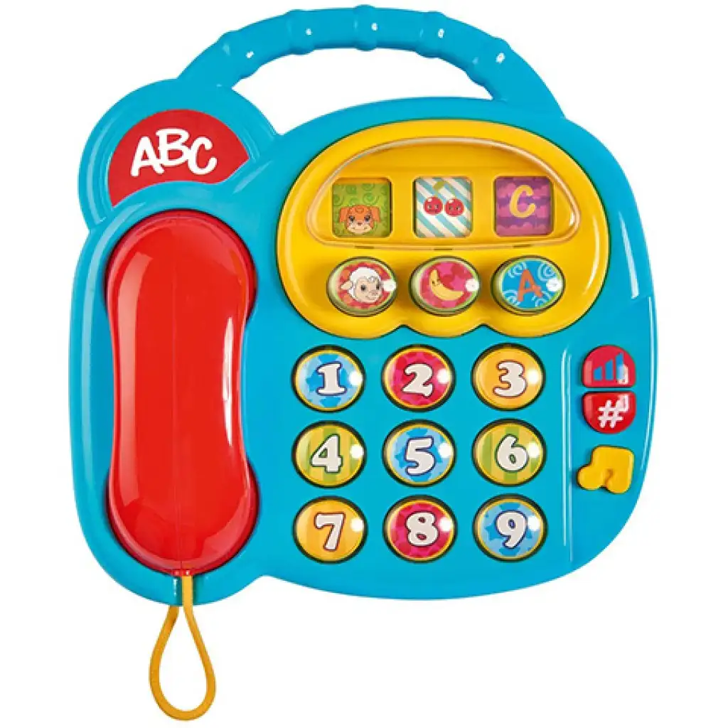 imagen de Teléfono colorido ABC con efectos de luz y sonido - Simba Toys 2