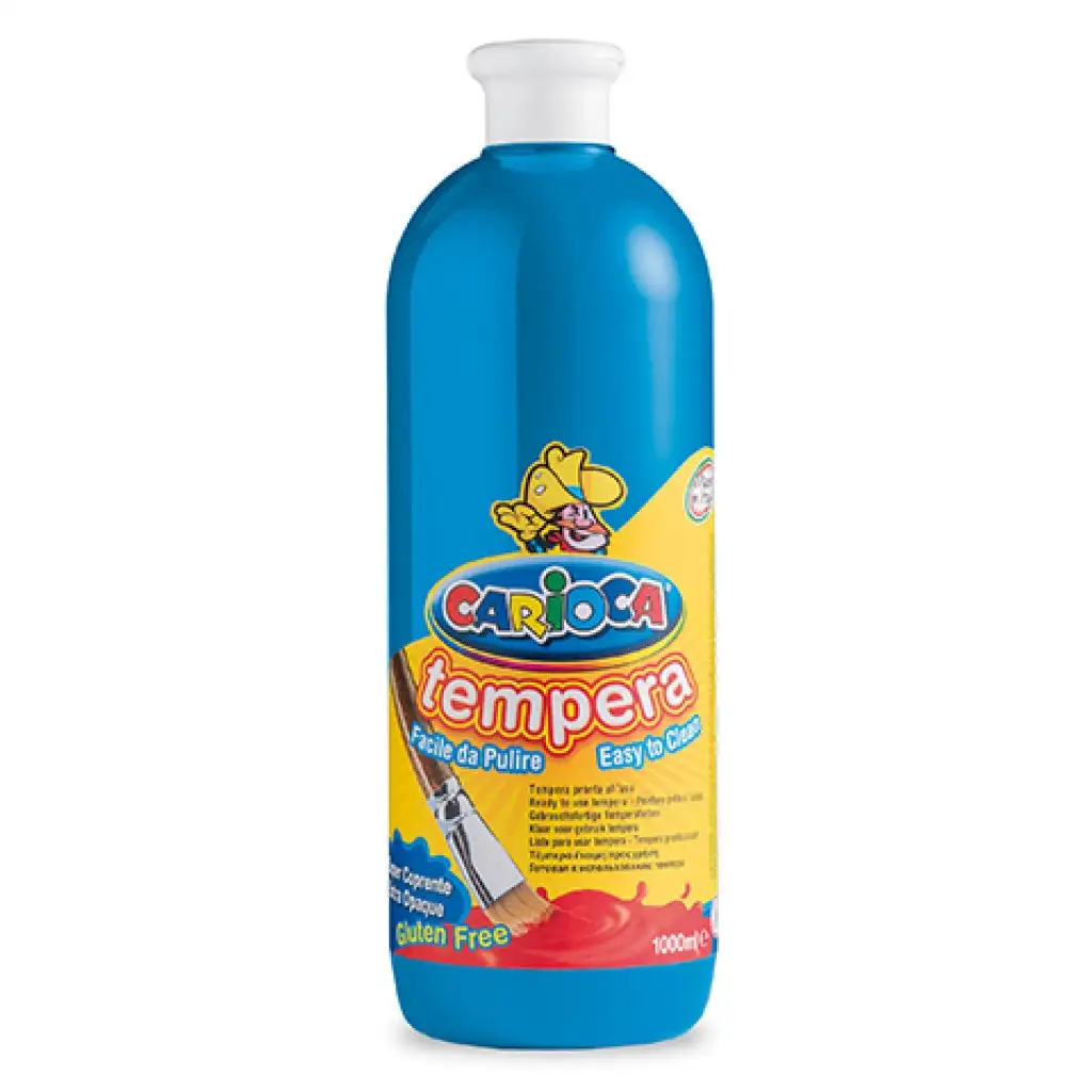 imagen de Tempera de color cian 1000ml - Carioca 1