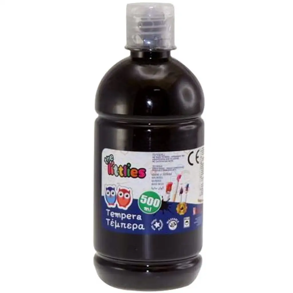 imagen de Tempera negra de 500ml 1