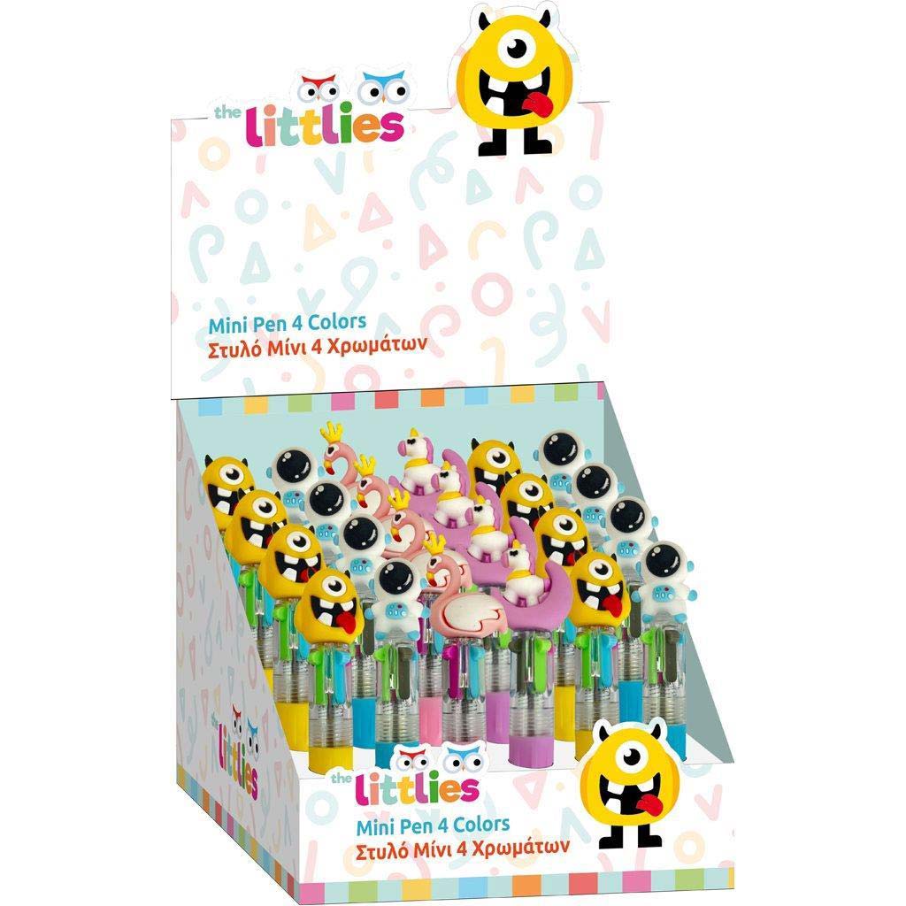 imagen de The Littlies: bolígrafo mini de 4 colores varios 1ud 1