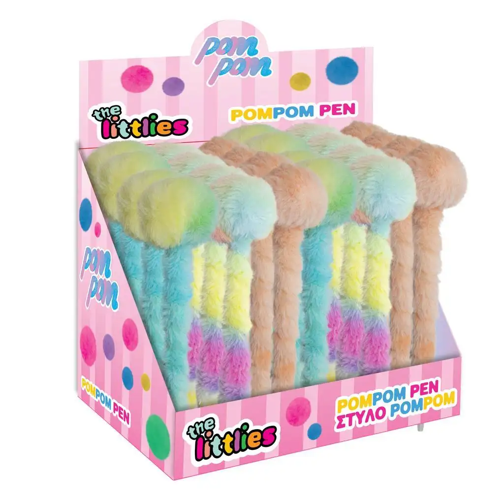 imagen de The Littlies: Bolígrafo Pompom en 4 versiones 1