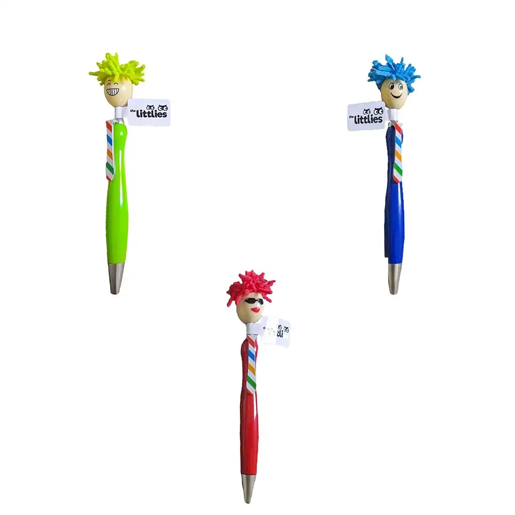 imagen de The Littlies: Bolígrafos con cabezas coloridas varios 1ud 2