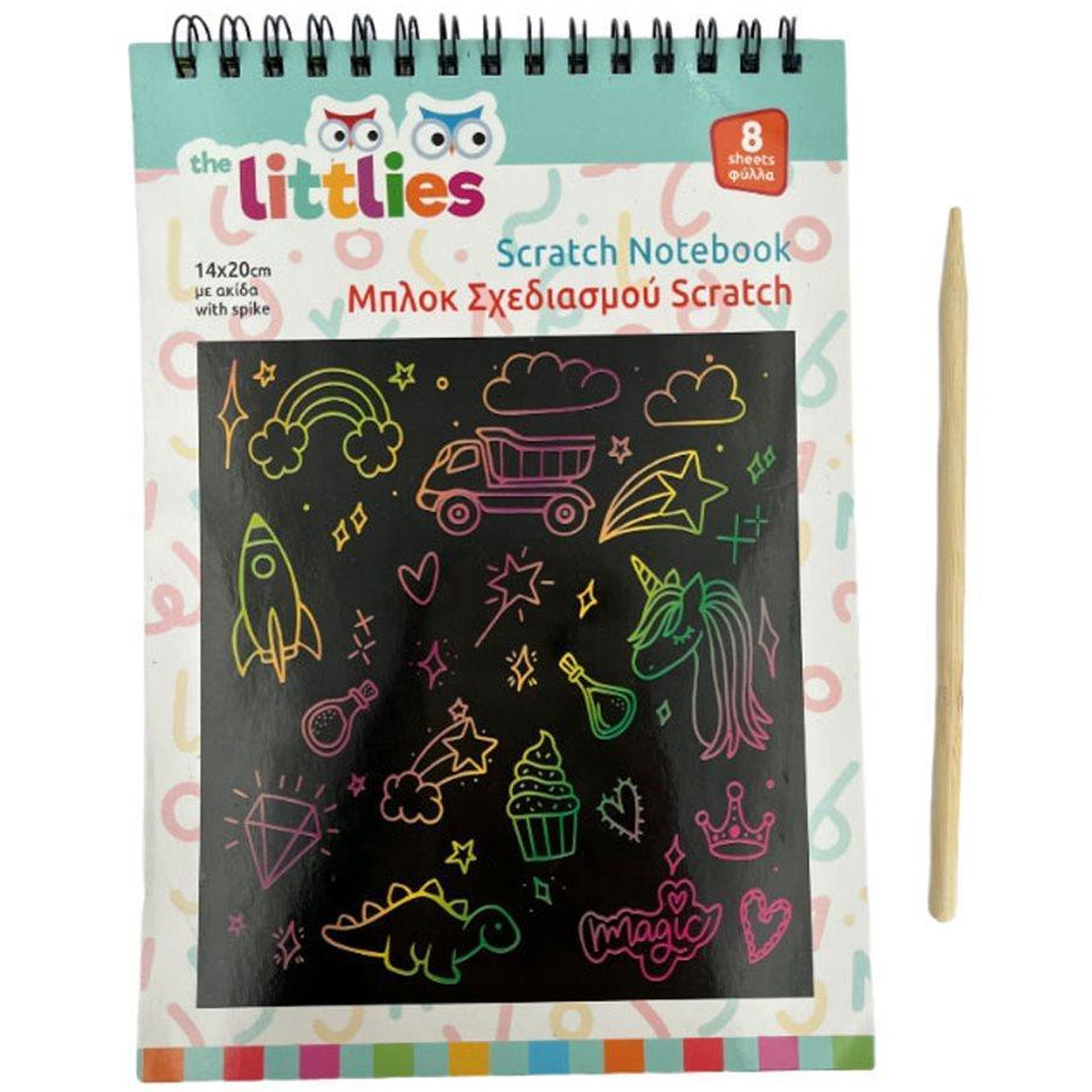 imagen de The Littlies: Cuaderno creativo de raspado 1