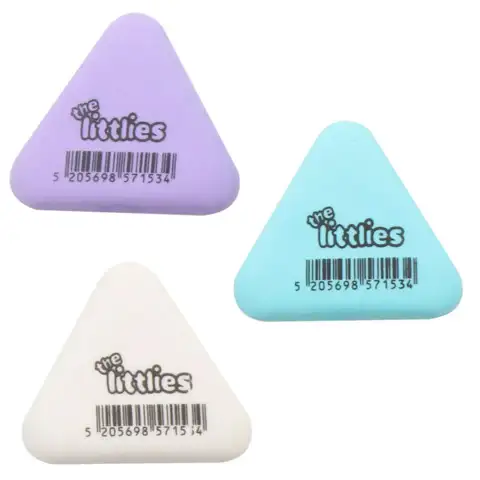 imagen de The Littlies: Goma triangular en varias versiones 1ud 1