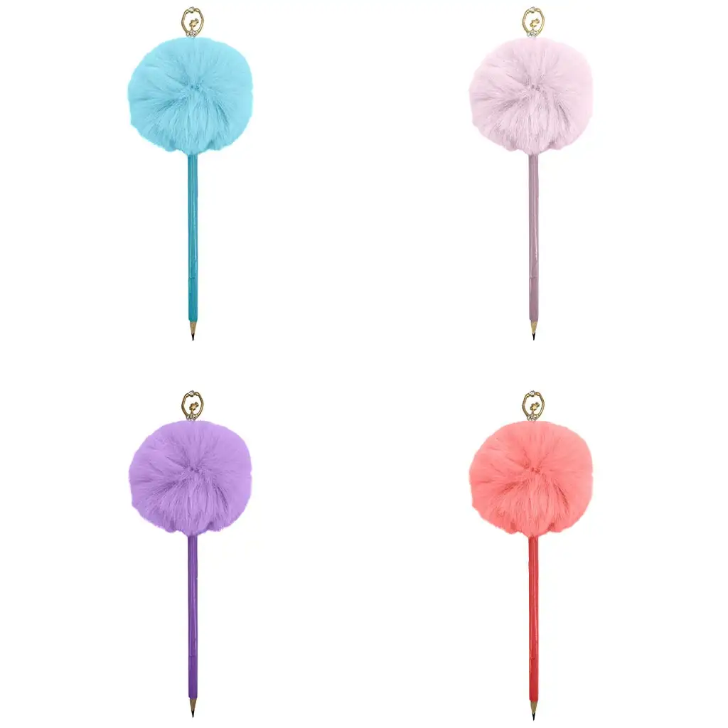 imagen de The Littlies: Lápiz con pompones varios 1ud 2