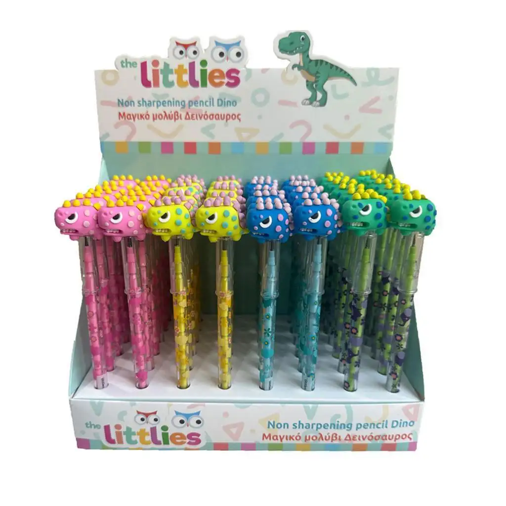imagen de The Littlies: Lápiz deslizante de dinosaurios varios 1ud 1