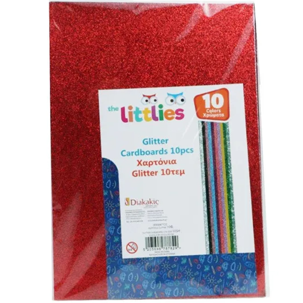 imagen de The Littlies Paquete de 10 hojas de espuma brillante de colores A/4 1