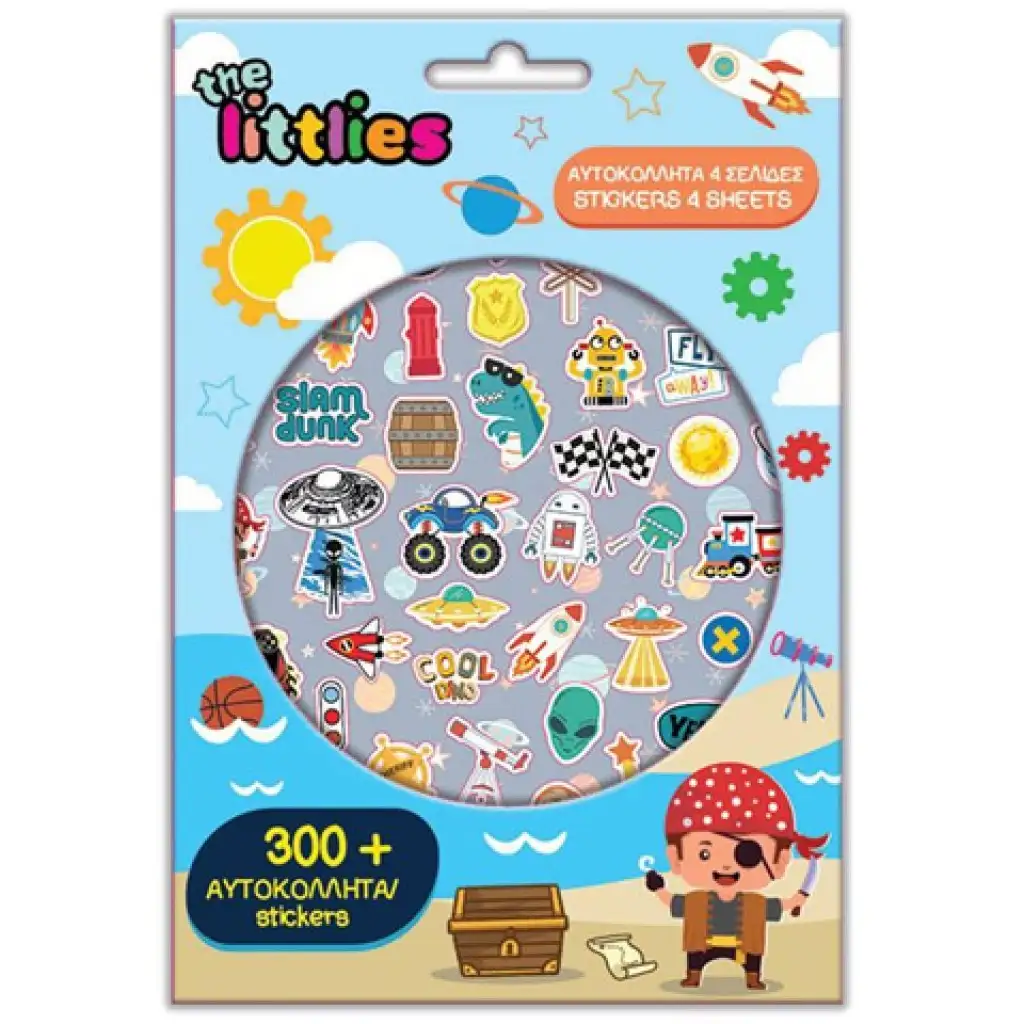 imagen de The Littlies: Set de 300 pegatinas para niños 1