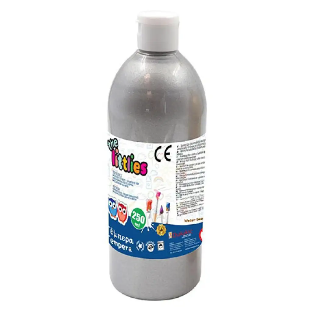 imagen de The Littlies: Témpera de color plata 250ml 1