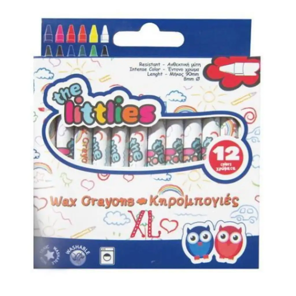 imagen de The Littlies: XL set de 12 crayones de colores 1