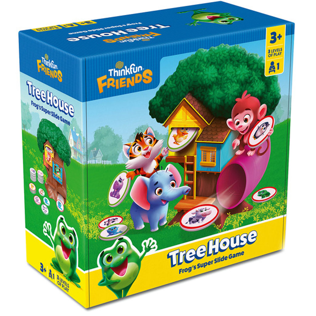 imagen de Thinkfun: Casa del árbol - Juego de resbaladilla de rana 1