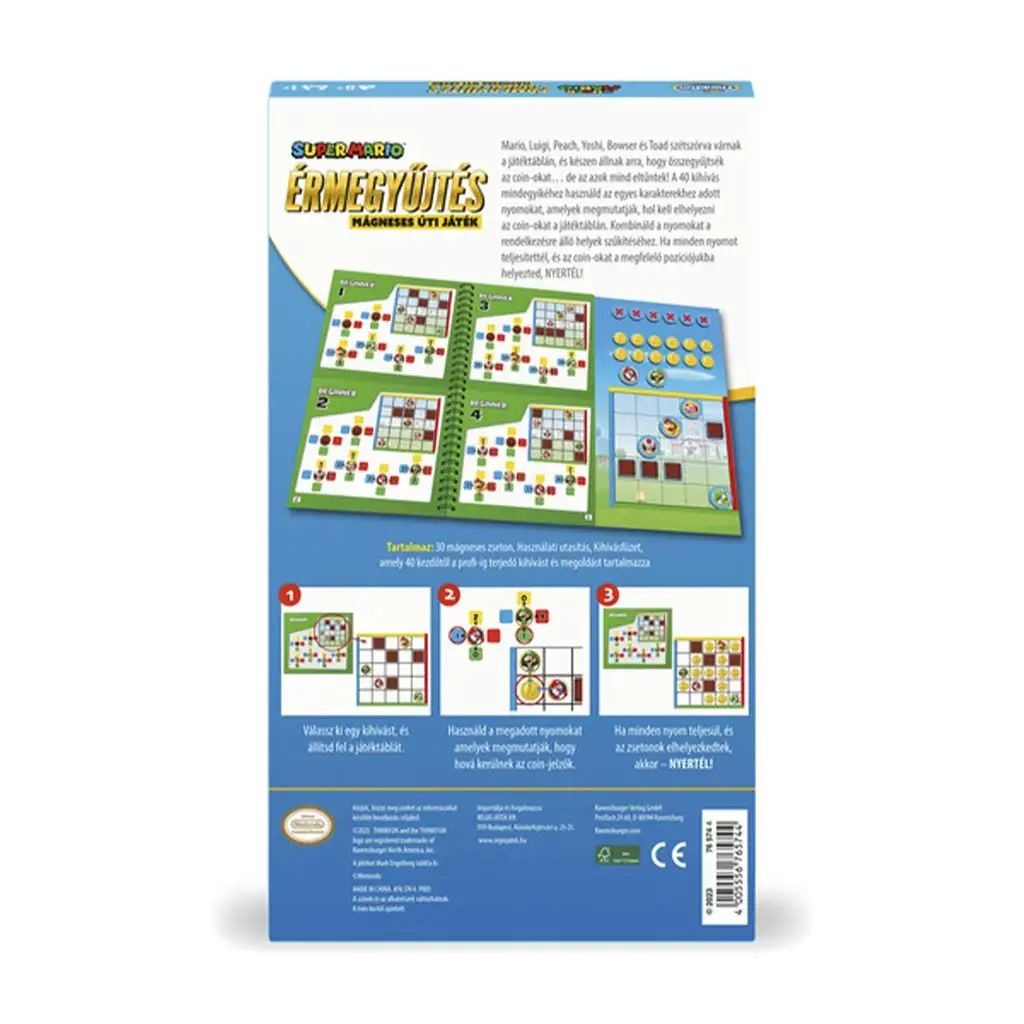 imagen de Thinkfun: Super Mario - Recolección de Monedas, juego de viaje magnético 2