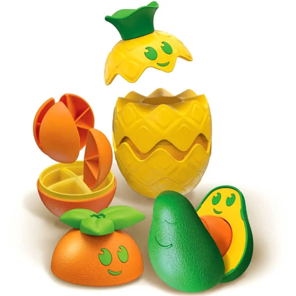 imagen de Think&Play Puzzle de frutas juego lógico - Clementoni 3
