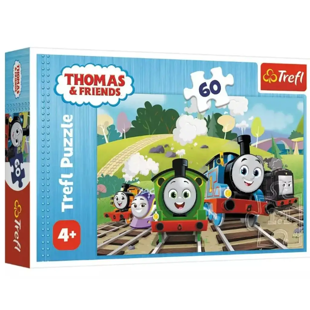 imagen de Thomas el tren de vapor puzzle de 60 piezas - Trefl 1