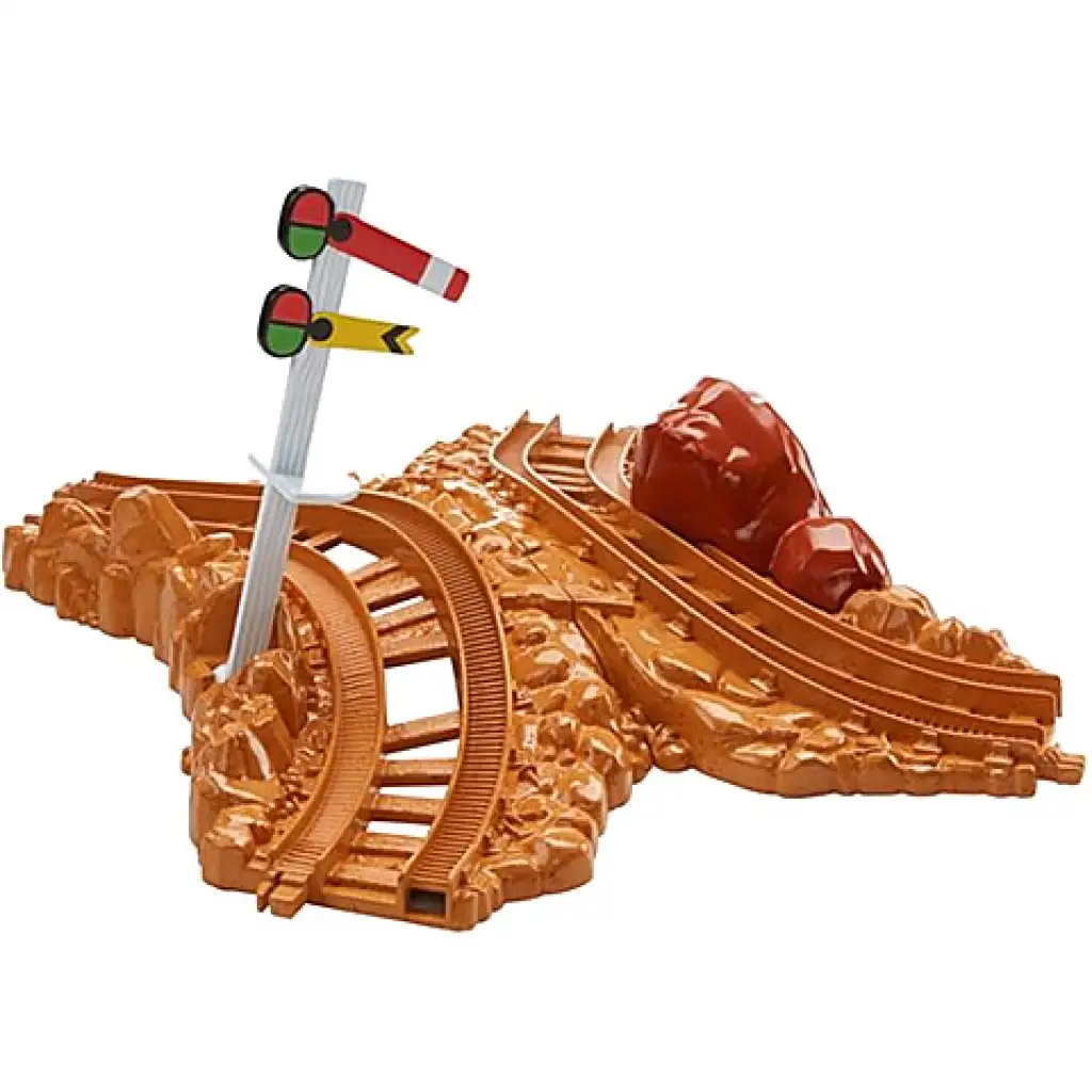 imagen de Thomas Track Master: Elemento de riel de curva doble astuta - Mattel 1