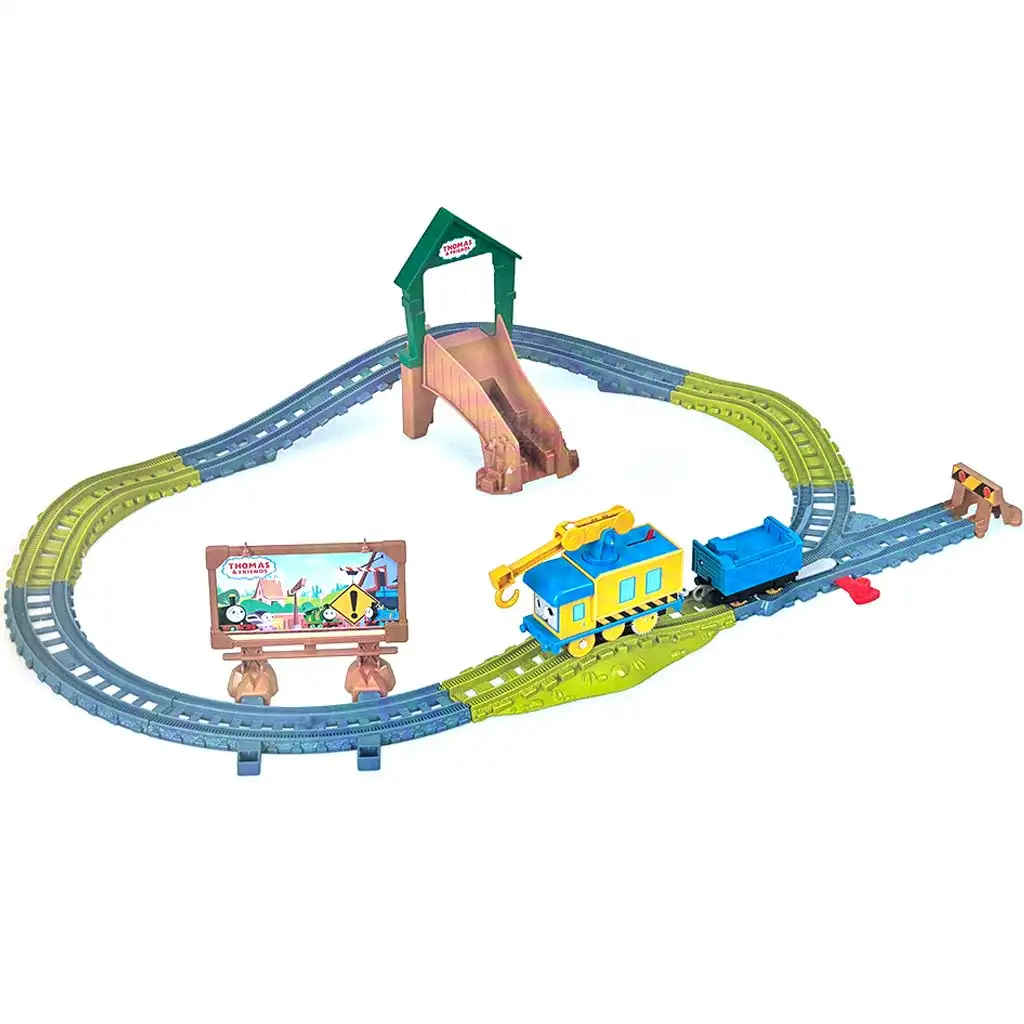 imagen de Thomas y sus amigos: Amigos en el trabajo set de pista motorizado - Mattel 2