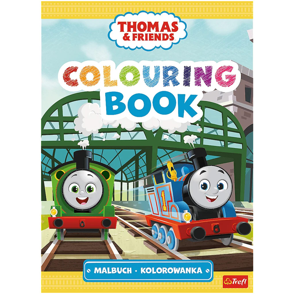 imagen de Thomas y sus amigos libro para colorear - Trefl 1