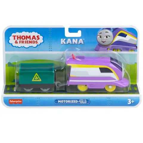 imagen de Thomas y sus amigos: locomotora motorizada Kana con carga - Mattel 1