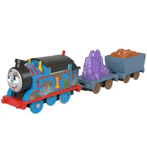 imagen de Thomas y sus amigos: Set de juego de Thomas motorizado en la cueva de cristal - Mattel 2