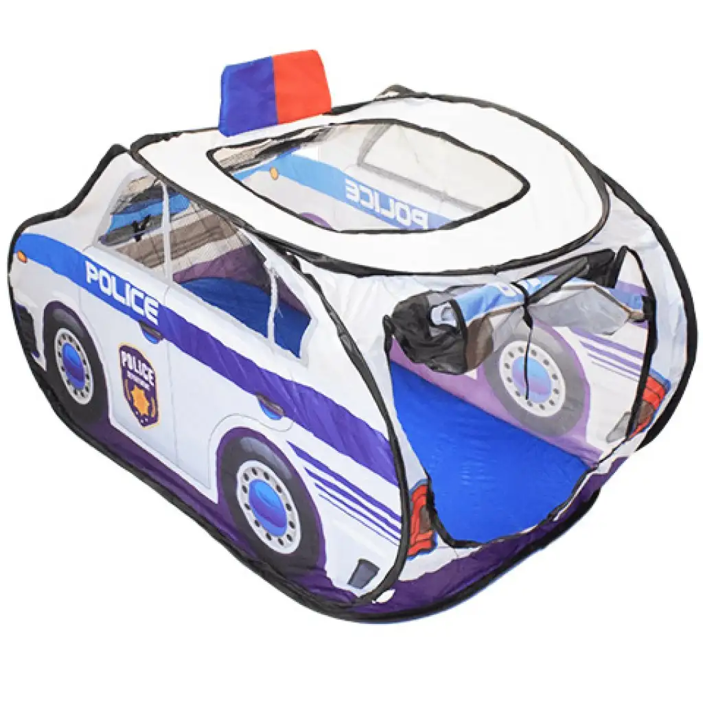imagen de Tienda de juegos de coche de policía con ventanas de malla 99x50x50cm 2