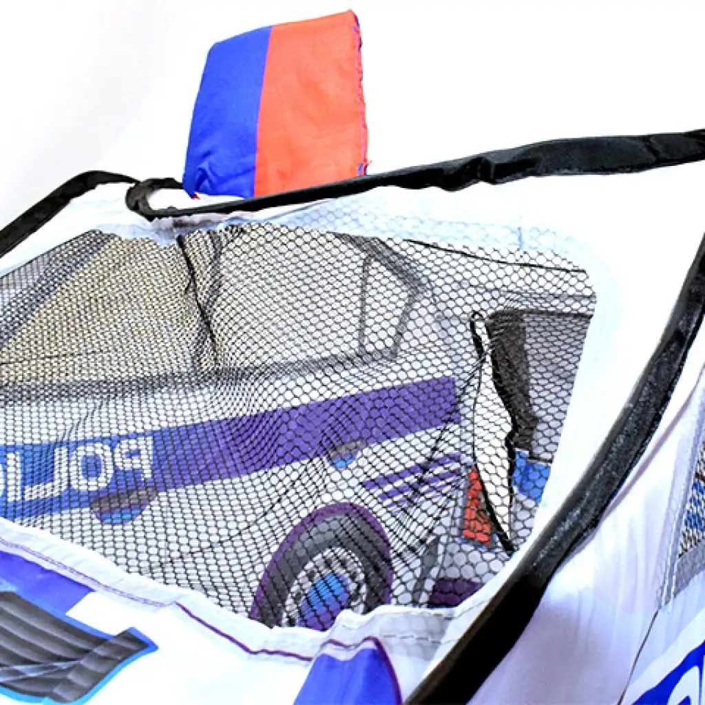 imagen de Tienda de juegos de coche de policía con ventanas de malla 99x50x50cm 7