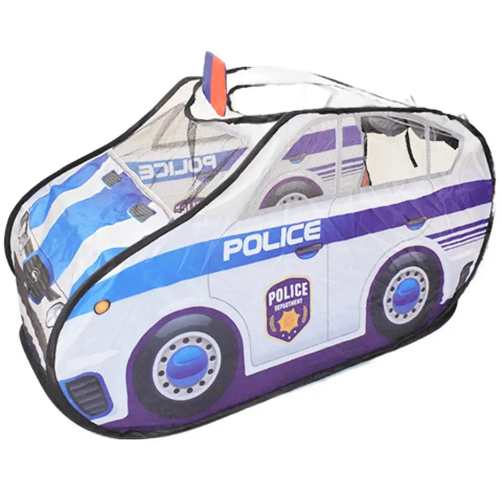 imagen de Tienda de juegos de coche de policía con ventanas de malla 99x50x50cm 1
