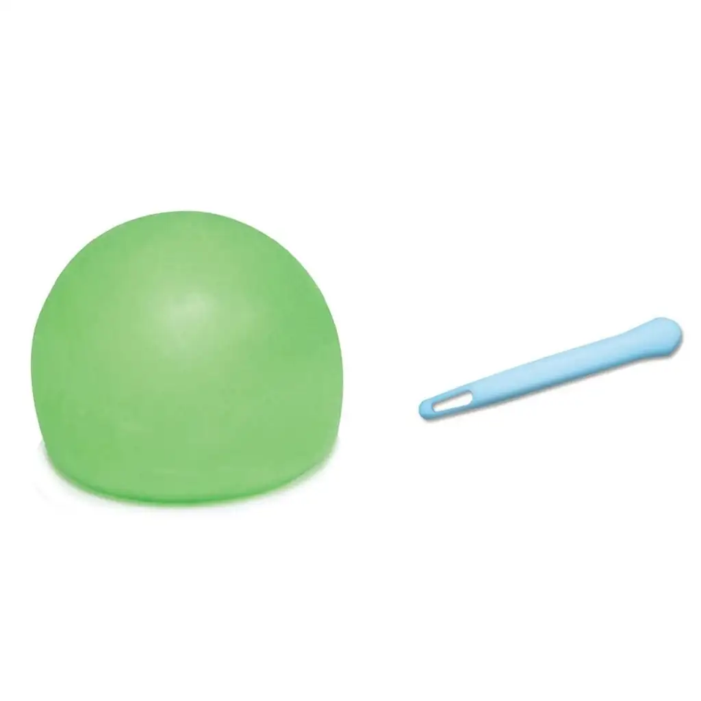 imagen de Tiny Glowzilla Wubble balón de burbujas de neón iluminado verde de 30 cm 3