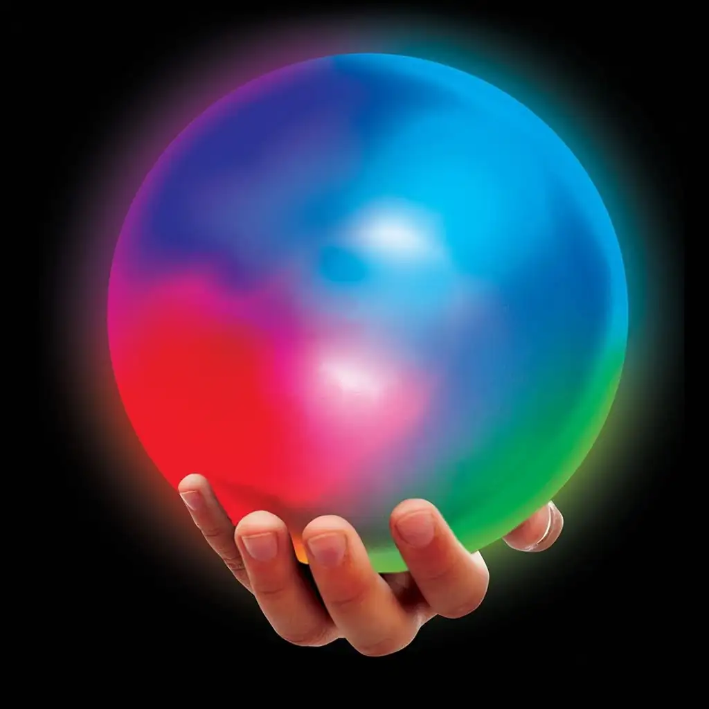 imagen de Tiny Wubble Brite balón de burbujas luminoso con luz LED cambiante de color 30cm 2