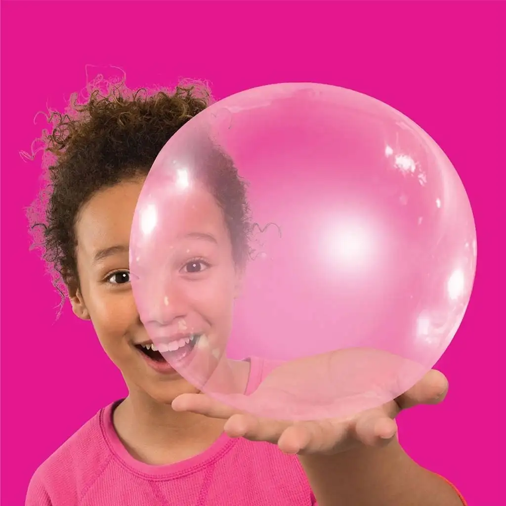 imagen de Tiny Wubble pelota de burbujas rosa 30cm 2