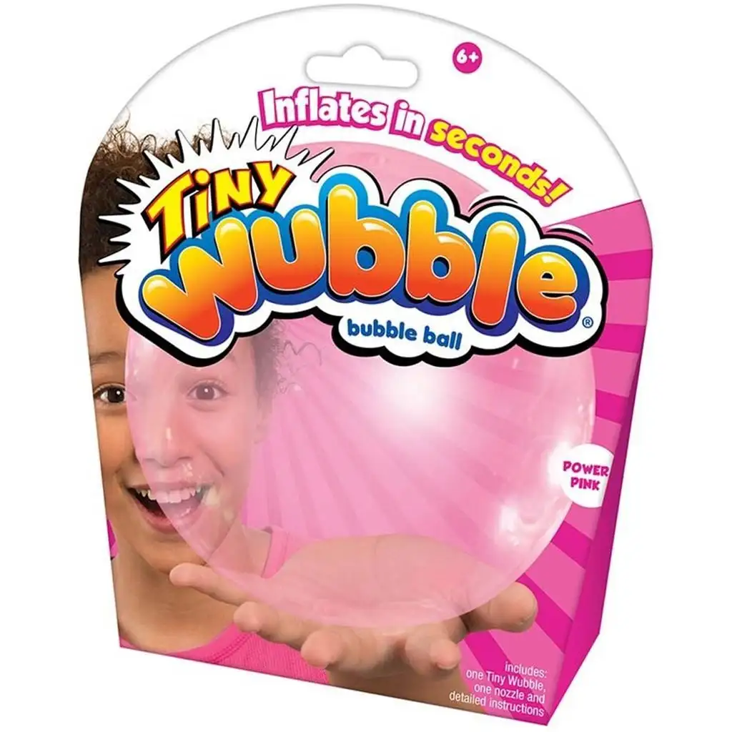 imagen de Tiny Wubble pelota de burbujas rosa 30cm 1