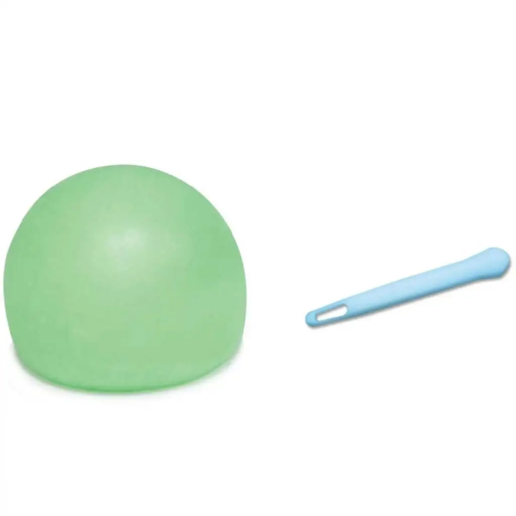 imagen de Tiny Wubble pelota de burbujas verde que brilla en la oscuridad 30cm 3