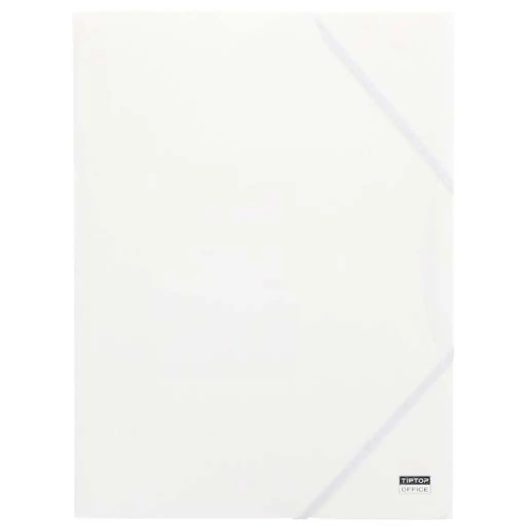 imagen de TipTop Office Carpeta de Goma de 3 Niveles A4, Blanca 1