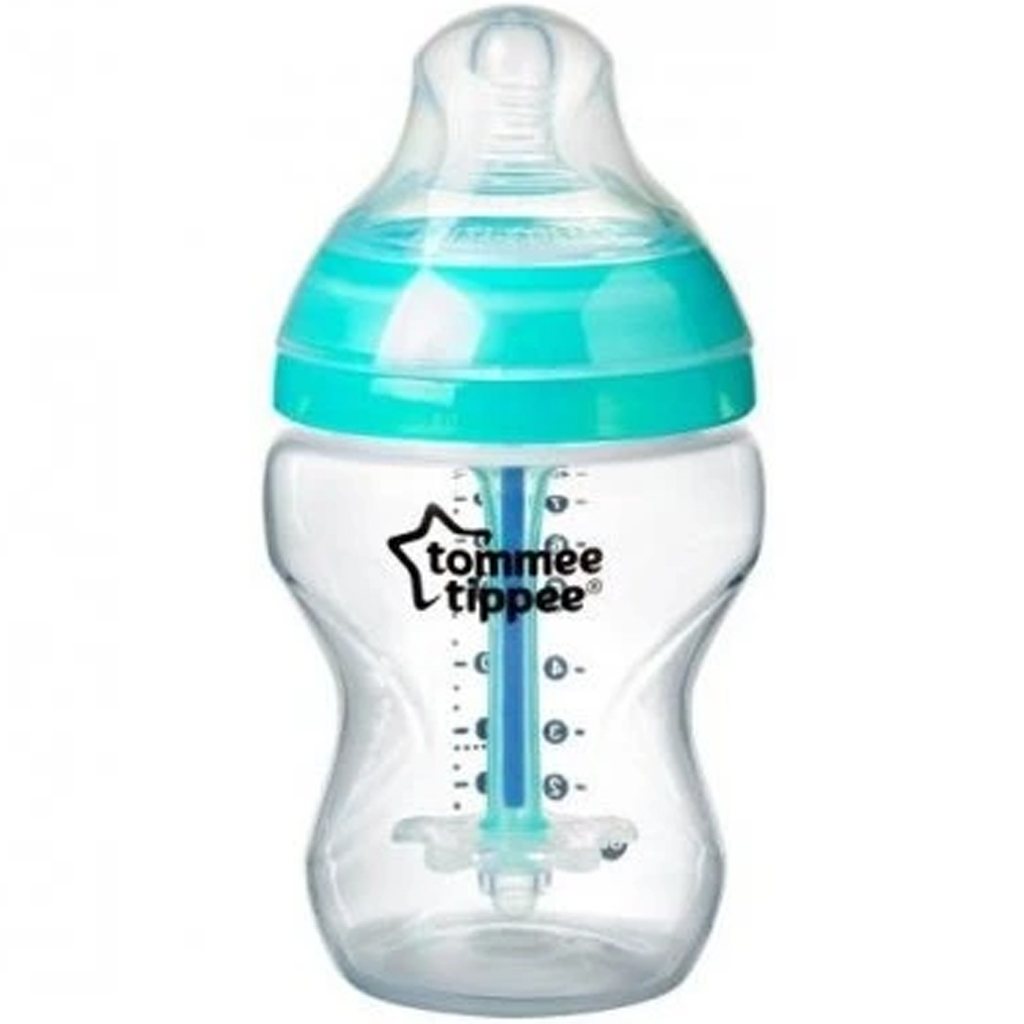 imagen de Tommee Tippee: Advanced ANTI-COLIC biberón turquesa 260ml (0 meses+) 2
