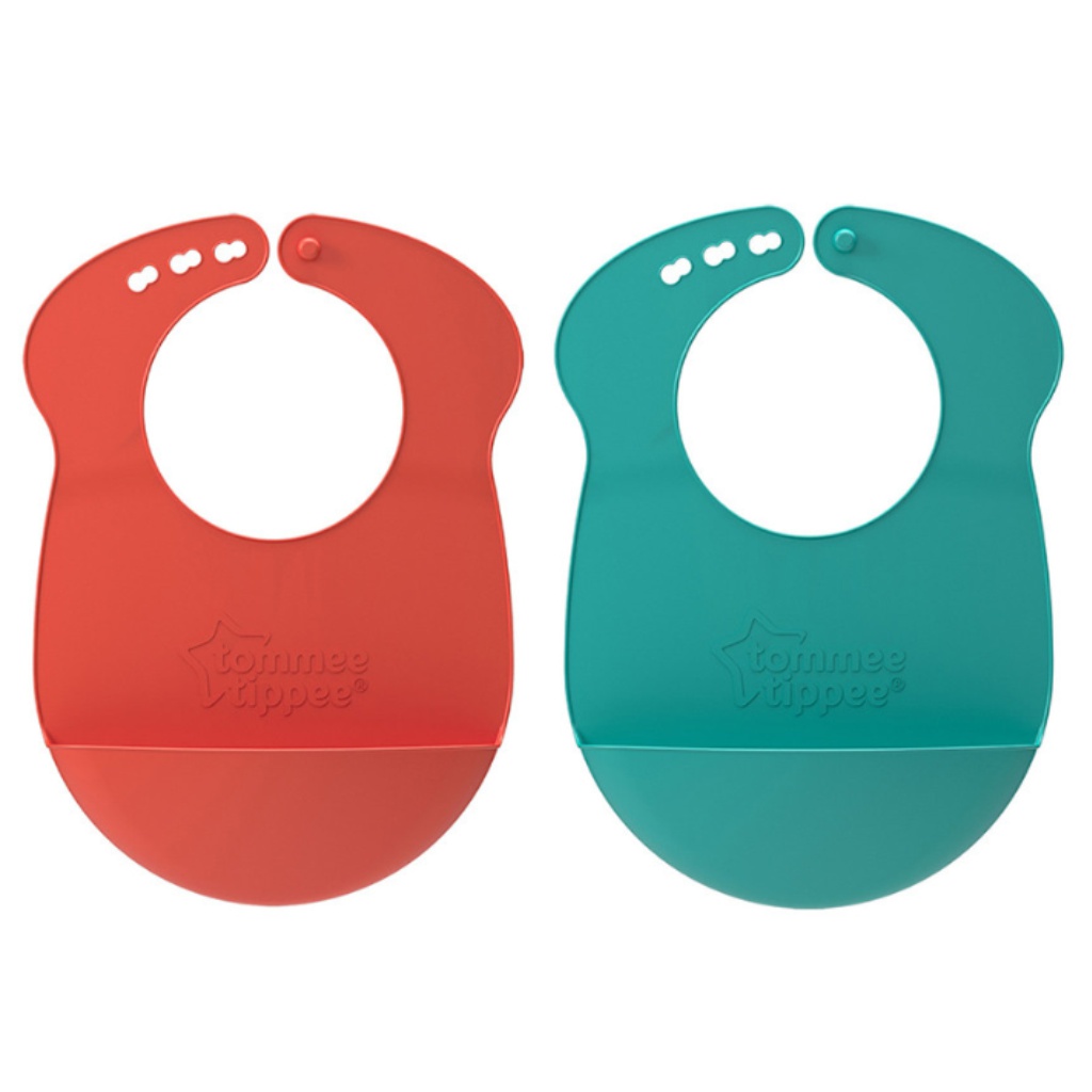 imagen de Tommee Tippee: Babero de silicona Roll'N'Go con tirantes 2