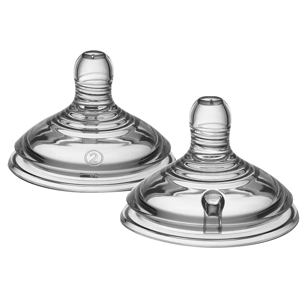imagen de Tommee Tippee: Biberón de flujo medio Closer to Nature con chupete 2 unidades (3 meses+) 2