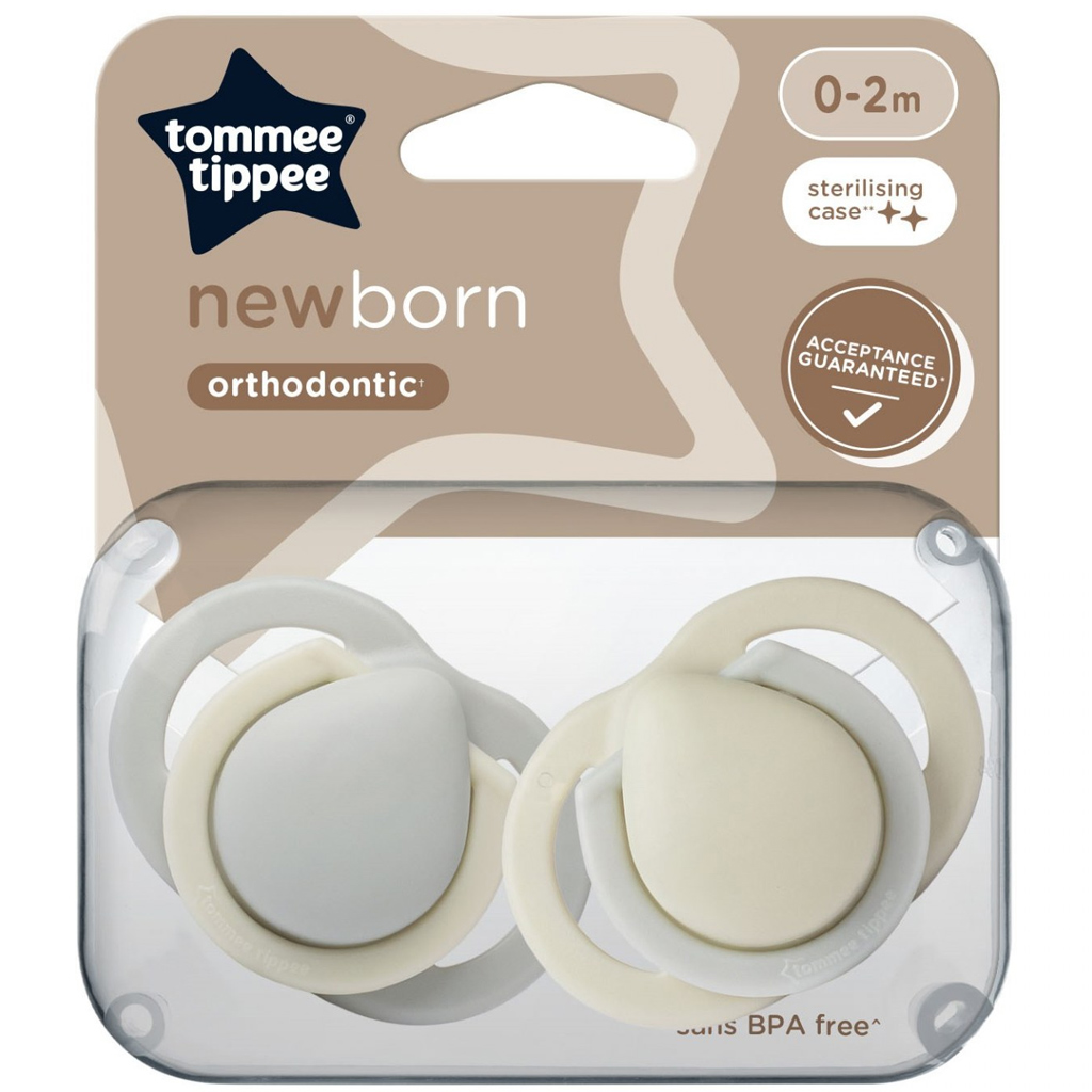 imagen de Tommee Tippee: Chupete para recién nacidos set de 2 piezas en varias versiones (0-2 meses) 2
