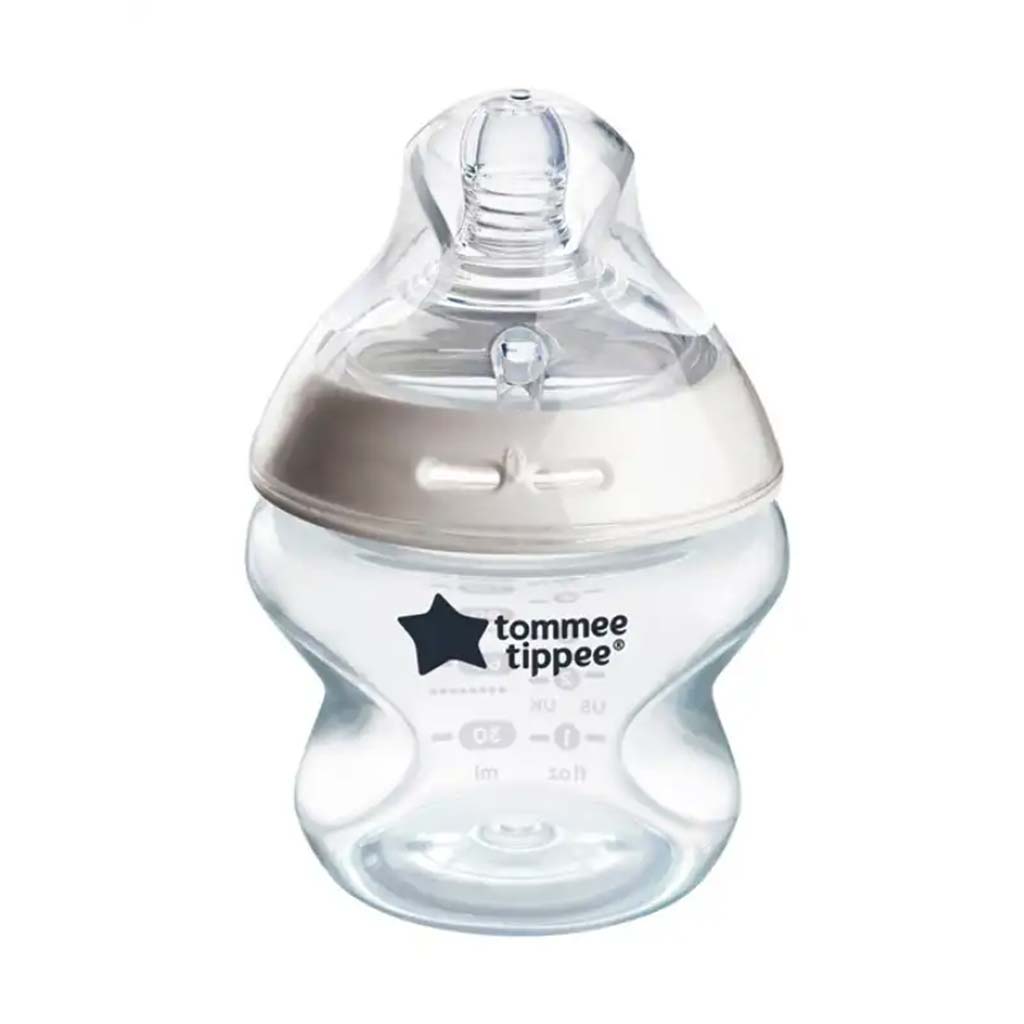 imagen de Tommee Tippee: Closer To Nature biberón transparente 150ml (0 meses+) 2