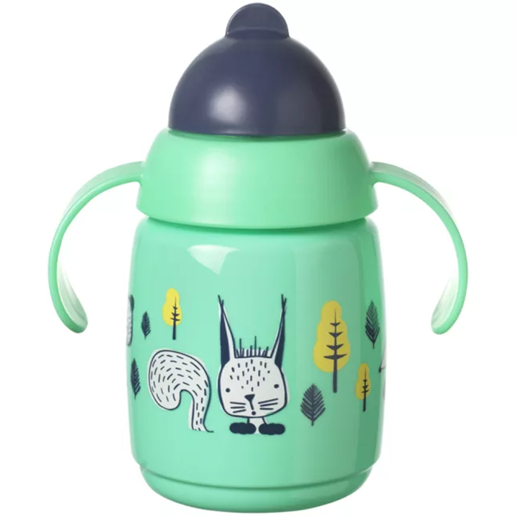 imagen de Tommee Tippee: Superstar Vaso de Aprendizaje con Pajita Verde 300ml 2