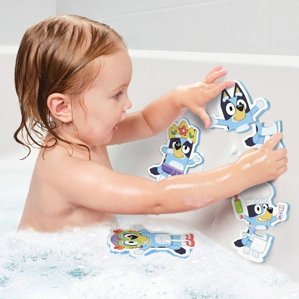 imagen de Tomy Toomies: Bluey rompecabezas de baño 4 figuras 3