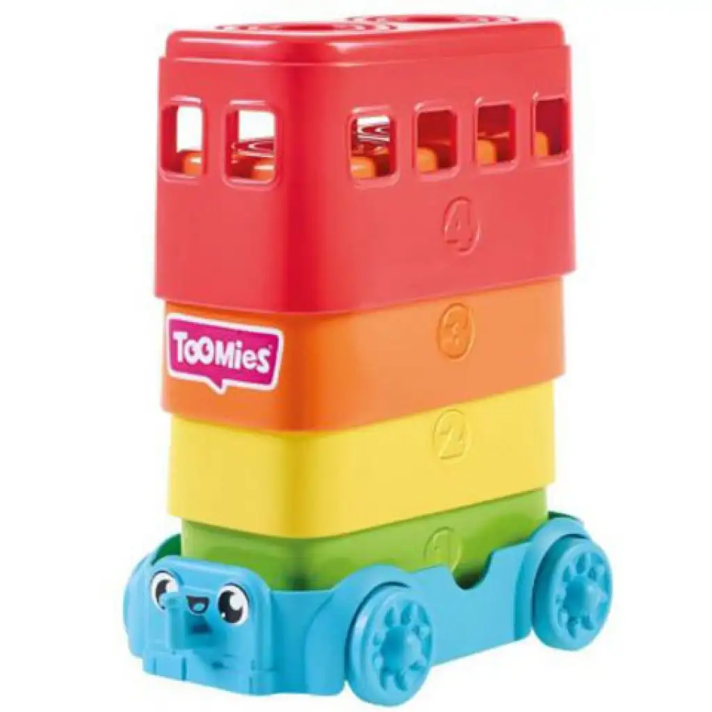 imagen de Tomy: Toomies - Huevitos Kukucska autobús de dos pisos set de juego 2