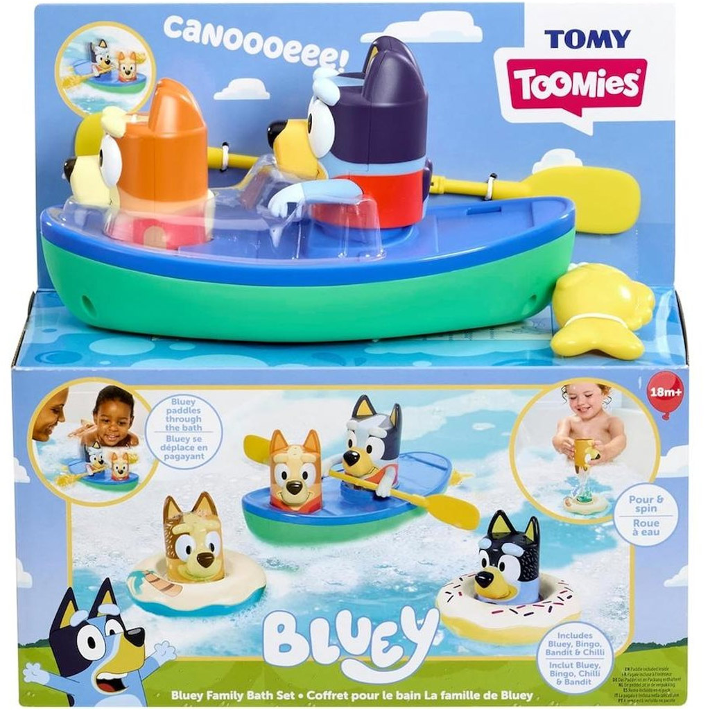 imagen de Tomy Toomies: Paseo en bote familiar de Bluey 1