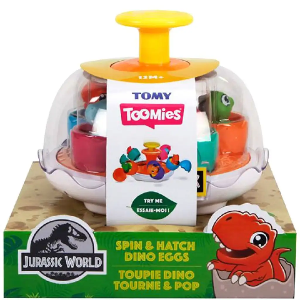 imagen de Toomies: Jurassic World huevos de dinosaurio giratorios 1