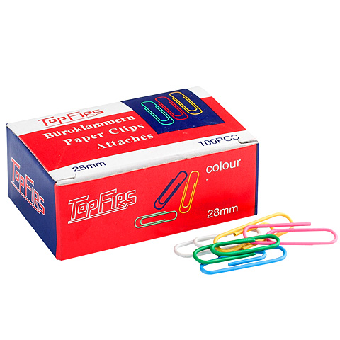 imagen de Topfirs M28 Clips de colores 28mm 100ud 1