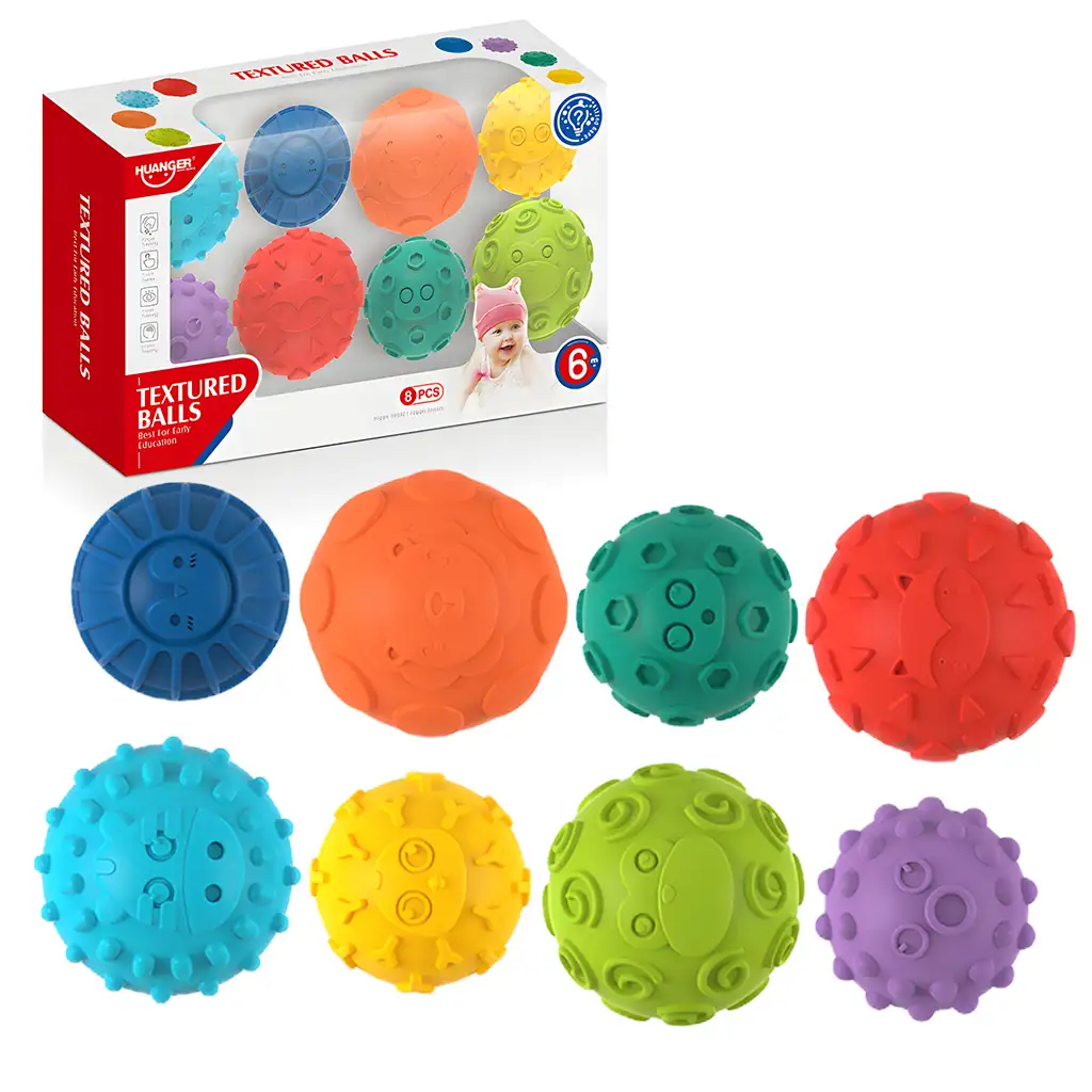 imagen de Touchball: Set de 8 pelotas para desarrollar el tacto 1