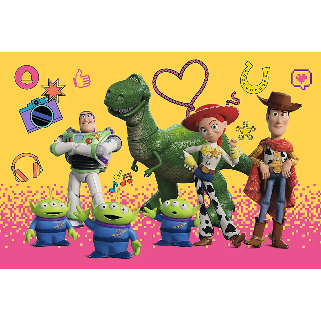 imagen de Toy Story 5 Juguetes y amigos rompecabezas Maxi de 24 piezas - Trefl 2