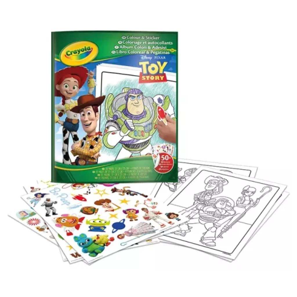 imagen de Toy Story 5: Libro para colorear y pegar 1
